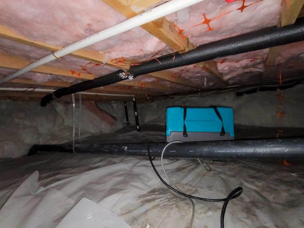 Crawl Space Water Remediation in Deland