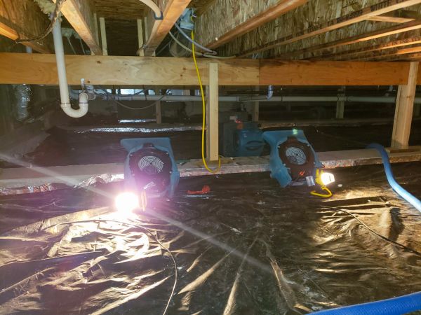 Crawlspace Water Removal in Deland